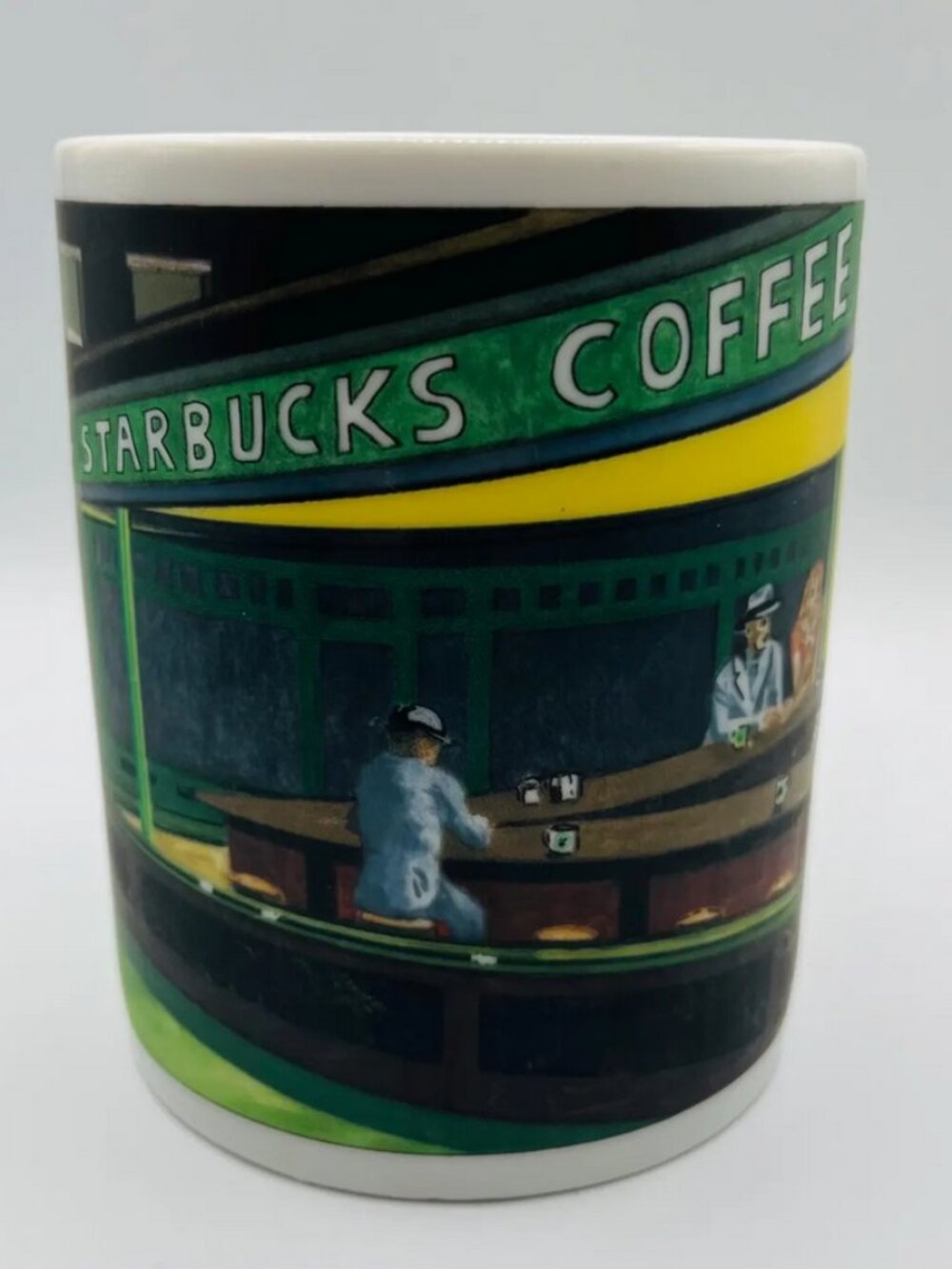 Excellent Condition Starbucks Nighthawk Diner Coffee Mug Greenwich Village NYC